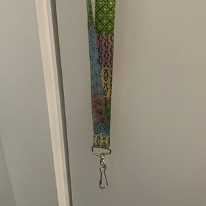 Multi colored lanyard